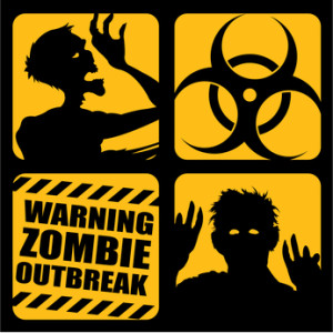 zombie outbreak cartoon